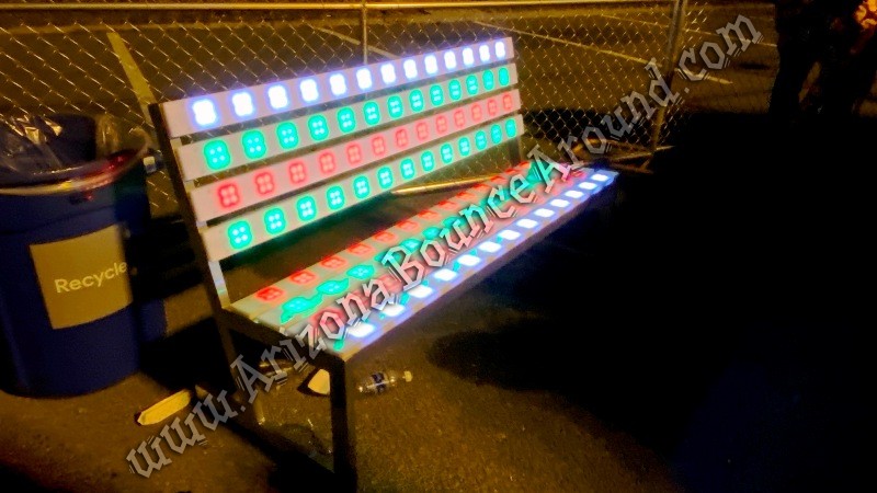 LED Park Benchs for rent in Phoenix Arizona.JPG
